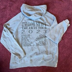 Taylor Swift Light Blue Tour Hoodie